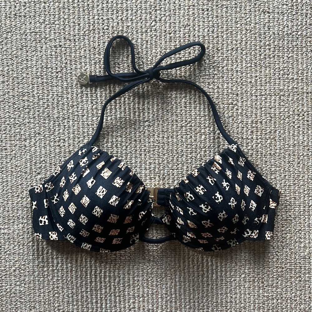 MINKPINK leopard swim top M